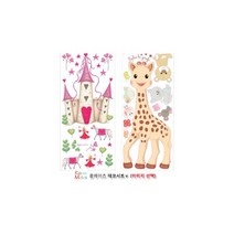 룸메이츠 데코시트5 핑크하트캐슬 데코스티커 재 만들기 재료 스티커^jun#a, ※­선택:소피더지라프대형K2864▣