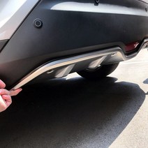 자동차 차량용 자전거 거치대 케리어 캐리어 외관 액세서리 스테인레스 리어 범퍼 플레이트 커버 2pcs 도요, 한개옵션0