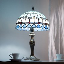 스테인드 글라스 스탠드 블루웨이브 독서등