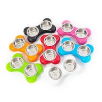 시츄 예쁜밥통 포메라니안 아펜핀셔 말티즈 시바견 L, 상세페이지 참조, 색상_그린