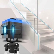 레이저 레벨기 수평 자 자동 고정밀 수평기 줄자 삼각대 전자 측정기, 12라인 4D묶음