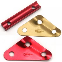 락앤아이스 막대스토퍼 삼각스토퍼 타프 캠핑 등산 캠핑 낚시, 삼각스토퍼/레드