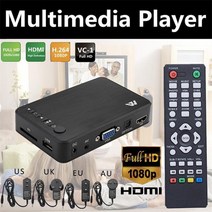 미디어플레이어 동영상플레이어 mp4플레이어 풀HD 멀티미디어 플레이어 USB 외장 자동 재생 호환 TV 박스, 03 UK