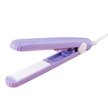 고데기 머리안상하는고데기 다이렉트고데기 미니 헤어 스트레이트너 플랫 아이언 세라믹 헤어, 영국, 자주색
