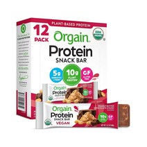 Orgain 유기농 비건 프로틴바 피넛버터초콜릿청크 맛 12개(개당 40g), 40g, 12개