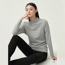 올리비아로렌 아울렛 이월 겨울 반넥 반목 핫픽스 티셔츠 VOBALXW9231