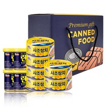 (올따옴) 사조 살코기참치 135g 6개+롯데 런천미트 200g 4개 선물세트, 1개