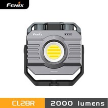 충전식 랜턴 Fenix Cl28r 휴대용 작업등 2000 루멘 USB c 타입 야외용 내장 2x5000mAh 대용량 배터리, 118170