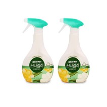 유니크앤몰 LG생활건강 샤프란케어 스타일러 섬유탈취제(싱그러운향 스프레이 500ml) 섬유탈취제, 2개, 500ml