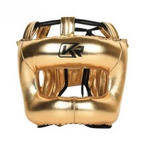 스파링 헤드기어 고급형 복싱 트레이닝 안면보호대, 하나의 크기는 모두 맞는 금