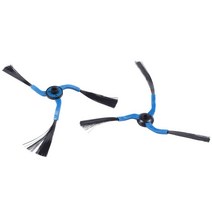 삼성 스마트 스위핑 로봇 진공 청소기 교체에 적합한 4 조각 3 암 사이드 브러시, 블랙 & 블루