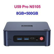 Beelink-U59 Pro 미니 PC 윈도우즈 11 인텔 11th 셀러론 N5105 DDR4 16GB 512GB SSD 듀얼 와이파이 1000M 데스크탑 게임용 컴퓨터 PC, 미국, 01 PRO N5105 8G500G