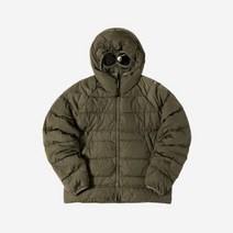 C.P. 컴퍼니 에코 크롬 R 후드 다운 고글 자켓 타임 그린 - 22FW Company Eco-Chrome Hooded Down Goggle Jacket Thyme Green 5