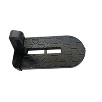 오르간페달 알로이페달 다기능 접이식 자동차 도어 페달 범용 자동차 루프 랙 단계 래치 후크 보조 발 페달 알루미늄 합금 안전 망치, 블랙 1