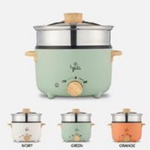 [레오폴디] 마카롱에스 2L 찜기 멀티쿠커 VMK-1028LT 그린 다이얼 자취선물 자취템 홈쿡 압력 찜기 냄비 단미멀티포트 까사맘스마트쿠커 겸용