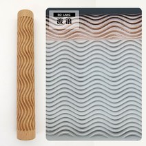 도자기 예술 나무 질감 롤 릴리프 나무 돌 꽃 패턴 양각 막대 진흙 롤 DIY 세라믹 조각 모델링 점토 도구, 10 BO LANG