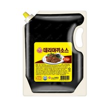 오뚜기 데리야끼 소스 2kg 볶음양념장 닭꼬치 덮밥 양념 업소용 식자재 대용량 X 2, 2개