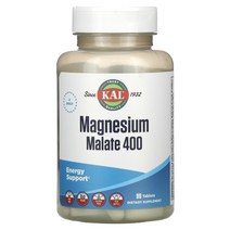 KAL 칼 Magnesium Malate 400 90 Tablets 말산 마그네슘 400 90 정 Magnesium Malate 400 90 Tablets, 3개