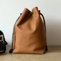 감성스터프 dslr 미러리스 카메라 가죽 파우치, 오렌지