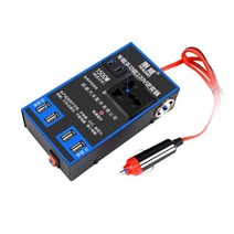 12v 인버트 차량용 인버터 24v 자동차 1500W 피크 DC12V/24V 220V 소켓 기기 전원 4 USB, T1