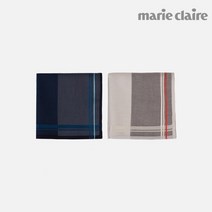 마리끌레르 원보더 선염 손수건 49x49