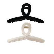 수스다 2종세트구성 벨벳 꼬임집게핀 빅사이즈 13CM 올림머리 집게핀 헤어집게핀 머리핀