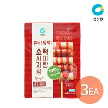 [청정원] 소떡소떡 소시지랑 떡이랑 440g (100gx4개입) x3개, 3개, 상세 설명 참조