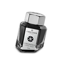 CARAN DACHE 12색상의 다양한..까렌다쉬 크로매틱스 만년필 병잉크 50ml 8011 221 델리컷 그린, 1개, 잉크 색상