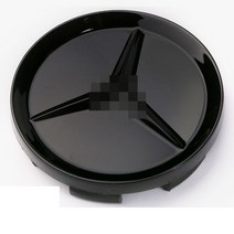 여러가지 색상 옵션 벤츠 휠캡 브라부스 휠커버 사과나무 AMG 마이바흐 A B C E S 클래스 GLA GLC GLE GL, 1, R.유광 올블랙 1개개