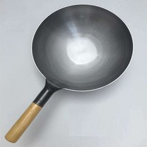 무쇠웍 철팬 중국팬 주물팬 무코팅팬 중식요리 튀김팬, 38+후라이스푼