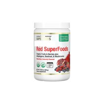 캘리포니아골드뉴트리션 SUPERFOODS Red Mixed Berry 300g 비트 아사이 블루 크랜 라즈 석류 라즈베리 오갈피 가시오가피 돌꽃 홍경천 동충하초 영지버섯, 1개