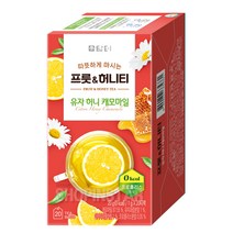 담터 프룻 허니티 유자 허니 캐모마일, 1g, 20개입, 1개