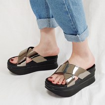 [아나이스]더엑스 여성 통굽 키높이 슬리퍼 7cm[무료배송]