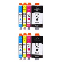 hp 912xl 912 카트리지 hp officejet 8010 8012 8013 8014 8015 8017 8018 8020 8022 8023 8024 8025 8026 8028, 협력사, 2세트