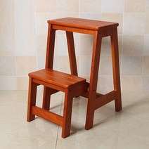 가정용 스텝 스툴 원목 접이식 발판 사다리 화분 디딤대 보조 계단 발 받침대 주방 ottoman bench para cocina escalera plegable step, 13번