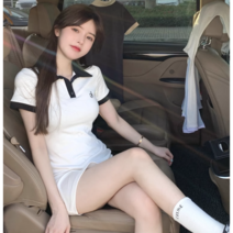 DarjinQD 여성 골프웨어 반팔골프치마 원피스 테니스치마