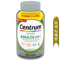 센트룸 실버 성인용 50세 이상 325정 / Centrum Silver Adults 50+, 1개