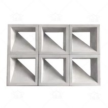 디자인 벽돌 타일 인테리어 시멘트 콘크리트 큐블럭, H 20x20x20cm