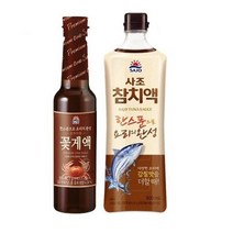 사조 꽃게액젓   참치액젓 900ml 전현무 이영자 전참시 파김치 레시피 국산 꽃게함량 75% 김장재료, 3세트