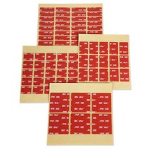 3M VHB 4910 초강력 투명 폼 사각 조각형 양면 테이프, 10mm x 35mm/36개입