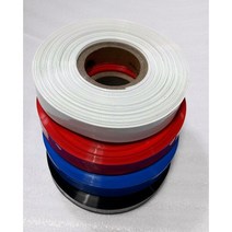 PVC수축필름 열수축튜브 18650배터리 부스바(50mm) 10M기본, 파랑