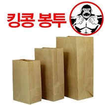 크라프트지 각대봉투 음식 식품 종이 빵 봉투 18x35, 상세페이지 참조, 상세페이지 참조
