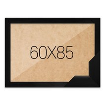 퍼즐액자 60x85 고급형 우드 블랙, 단품