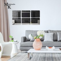 대형 아크릴거울40X120 접착식 DIY거울