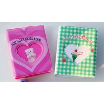 앨범 포켓앨범 사진보관 포토카드 굿즈 포토스크랩, 그린체크