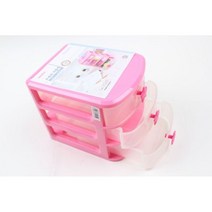 [TOP100] 프리티서랍장3단 다용도서랍 3단서랍 미니서랍 12391EA, 본상품선택, 본상품선택