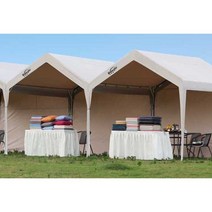 몽골 게르 천막 글램핑 고정용 캐노피 그늘막 펜션, 네이비 3.0x3.0m