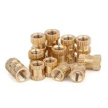 10/20/50PCS M3 M4 M5 M6 M8 황동 인서트 너트 사출 성형 구리 임베디드 널링 나사 삽입, 20 M5X7X12-10pcs