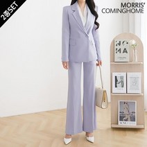 모리스커밍홈 노치드 카라 플랩포켓 자켓 슬랙스 2종세트 M2303SE040A