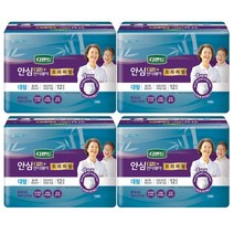 디펜드 안심플러스 프리미엄 언더웨어, 대형, 12개입, 4개